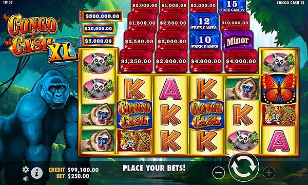 Congo Cash XL bonus with Free Spins